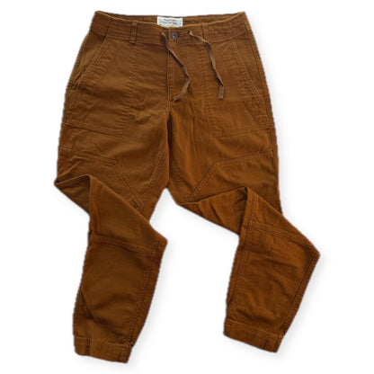 REI Co-op Tapered Utility Pants Rust Brown Drawstring Hem Size 30W x 32L - Thrift GoblinPants