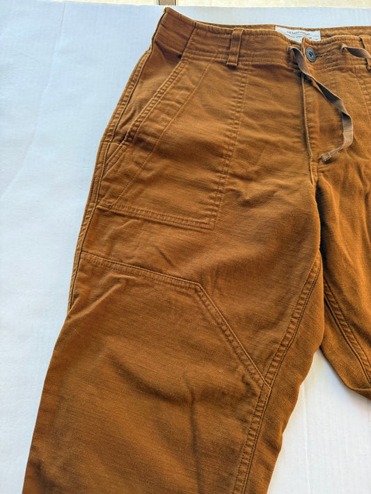 REI Co-op Tapered Utility Pants Rust Brown Drawstring Hem Size 30W x 32L - Thrift GoblinPants