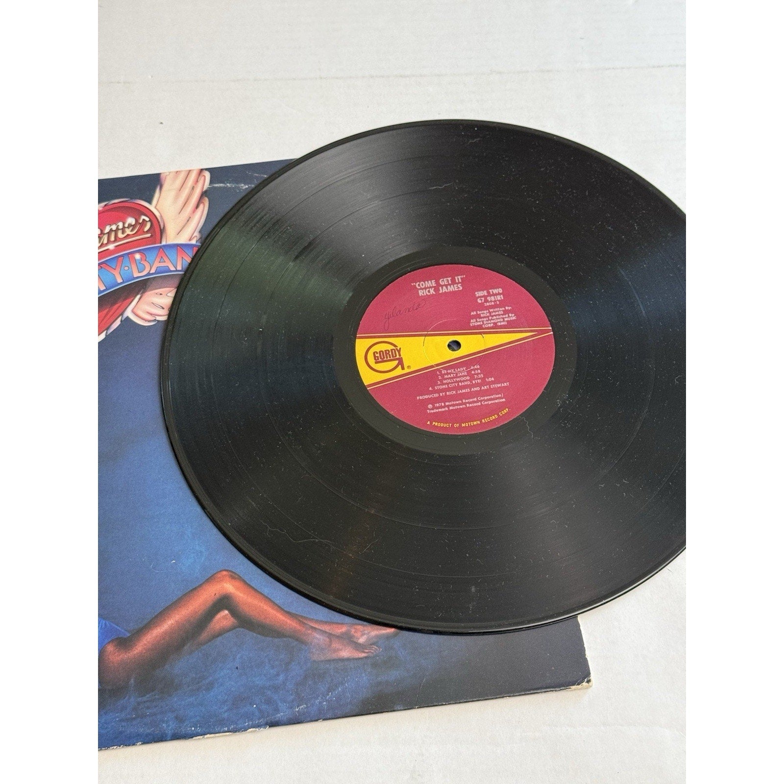 Rick James Come Get It 1978 Vinyl LP Gordy G7 981R1 Stone City Band Funk Soul - thriftgoblin