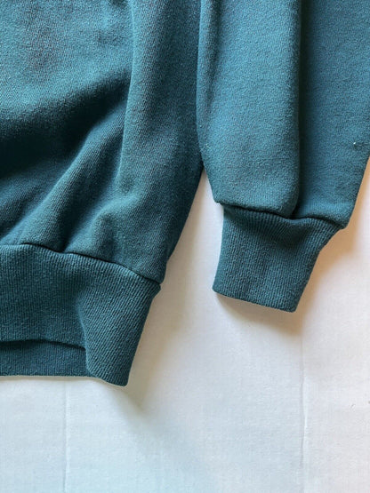 Ricoh Japan Camera Pullover Crewneck Sweater Mens Extra Large Green Jerzees - thriftgoblin