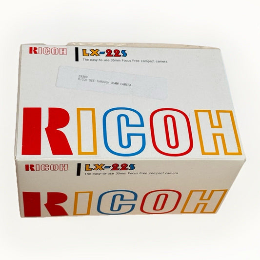 Ricoh LX - 22S XOBBOX See Through 35mm Focus Free Film Camera New in Box 1993 35mm - thriftgoblin