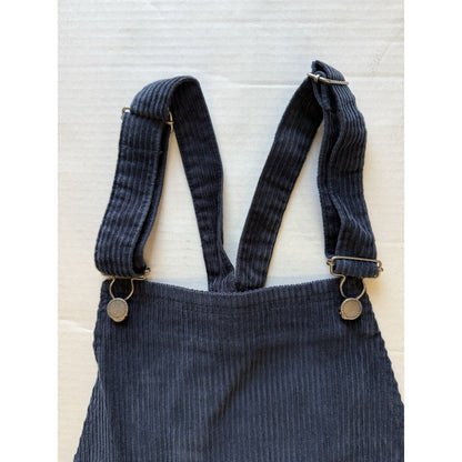 Roxy Backyard Escape Corduroy Overalls Navy Blue XS NWT Adjustable Straps Ladies - thriftgoblin