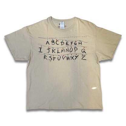 Rubies Stranger Things Netflix Alphabet Wall T Shirt Mens XL Horror Christmas - thriftgoblin