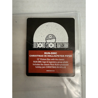Run - DMC Christmas In Hollis / Peter Piper 12” Picture Disc RSD Black Friday 3000 - thriftgoblin