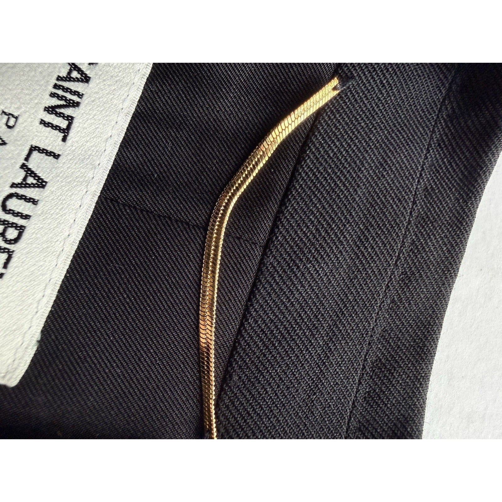 Saint Laurent Paris Black Virgin Wool Blazer Jacket 536029 Italy Women F34 US2 - thriftgoblin