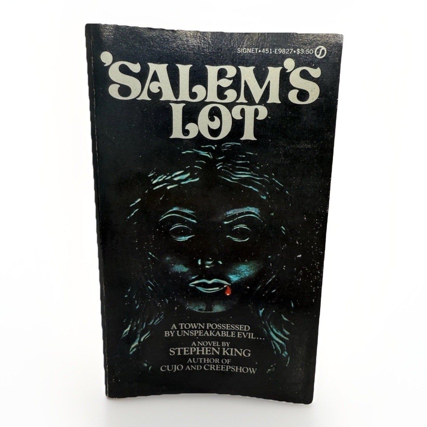 Salem's Lot Stephen King Paperback Book 1st Signet Printing August 1976 Horror - thriftgoblinBook