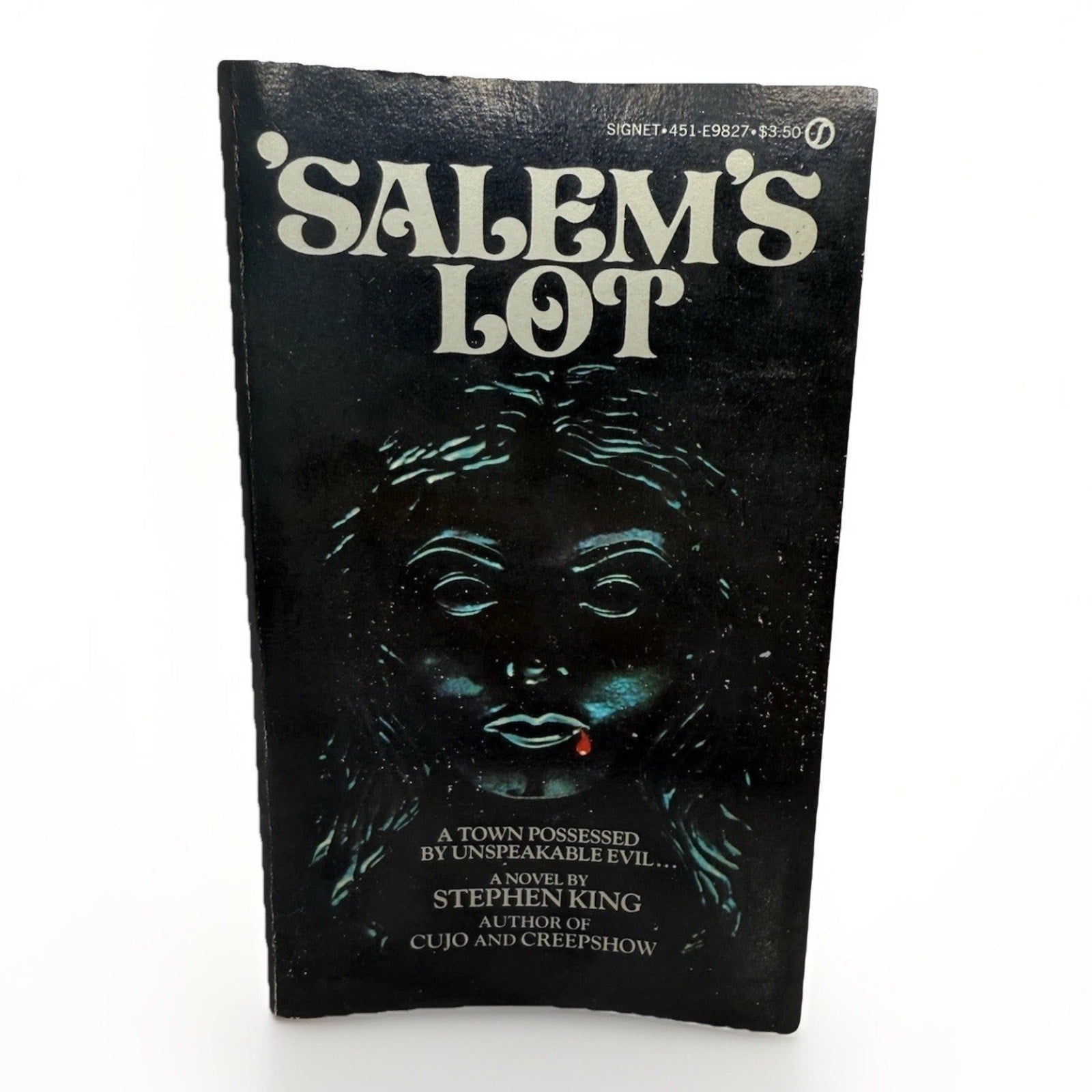 Salem's Lot Stephen King Paperback Book 1st Signet Printing August 1976 Horror - thriftgoblinBook