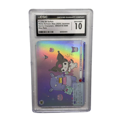 Sanrio Kuromi A Little Bit Selfish Weiss Schwarz Blau SRIO/01B-068B CGC 10 - Thrift GoblinTrading Card
