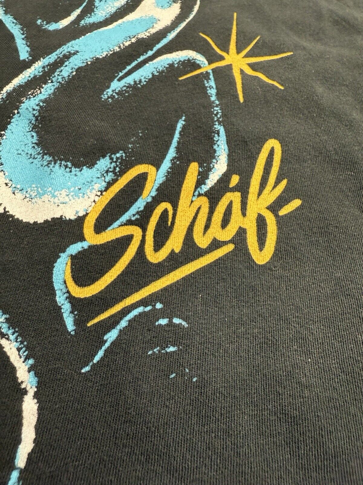 Schaf Zumies Panther Traditonal Art Tattoo Black Tshirt Mens XL Short Sleeve Top - thriftgoblin