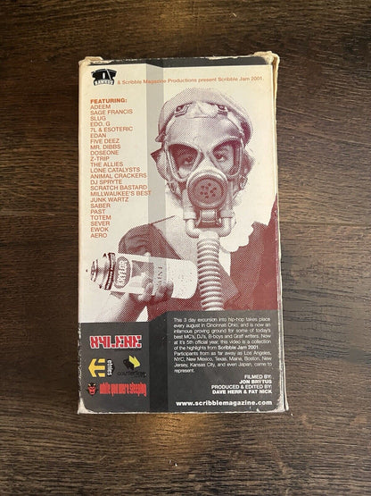 Scribble Jam 5 Graffiti DJ Hip - Hop Tape VHS Atmosphere SABER Slug Street Art Rap - thriftgoblin