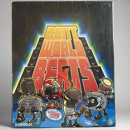 SEALED Kidrobot x MAD BentWorld Beats Complete Set Studio Tour Figures HipHop - thriftgoblin