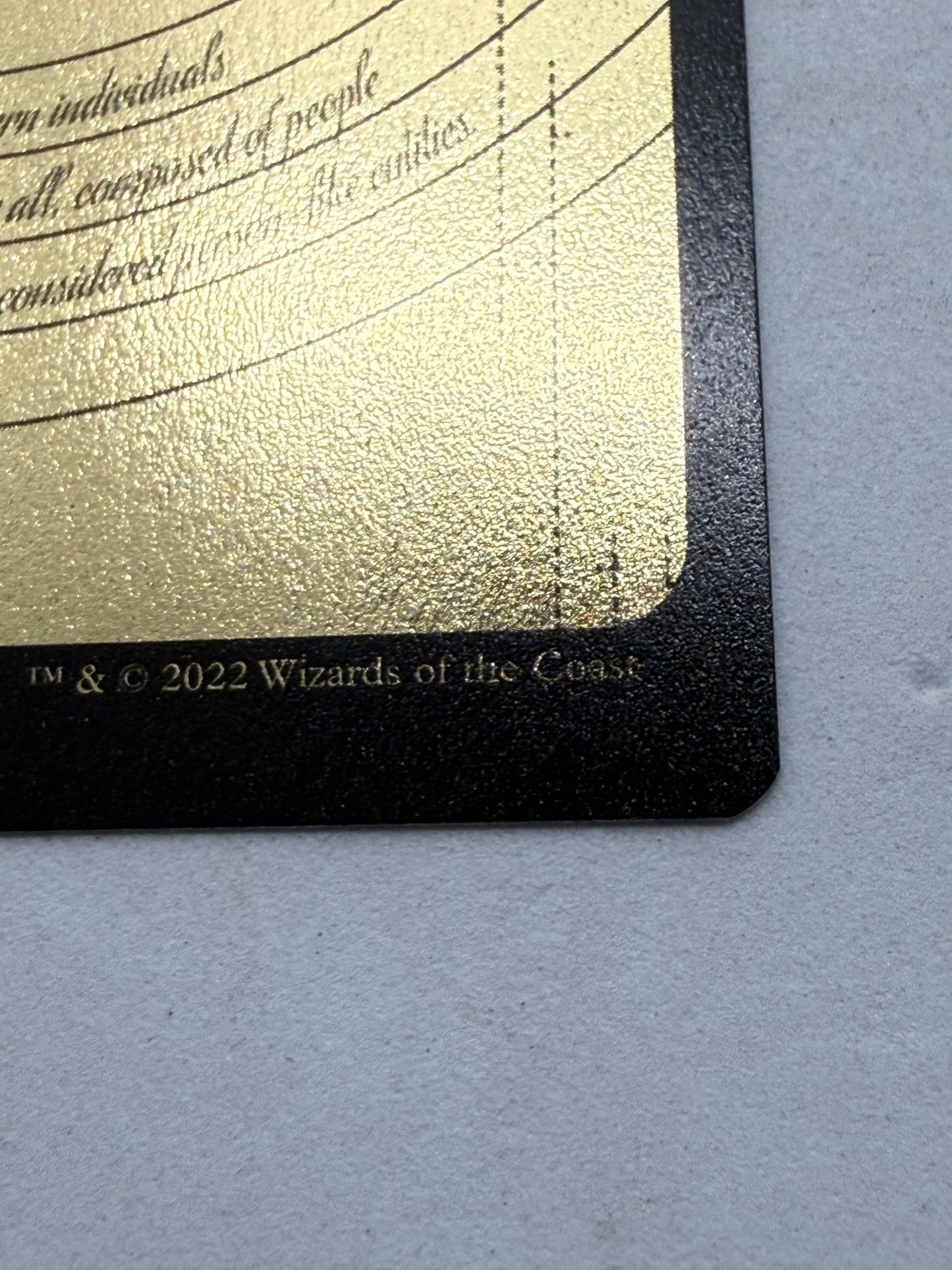 Secret Lair x MSCHF Blood Moon 366 Gold Foil Etched MTG Rare - thriftgoblinTrading Card
