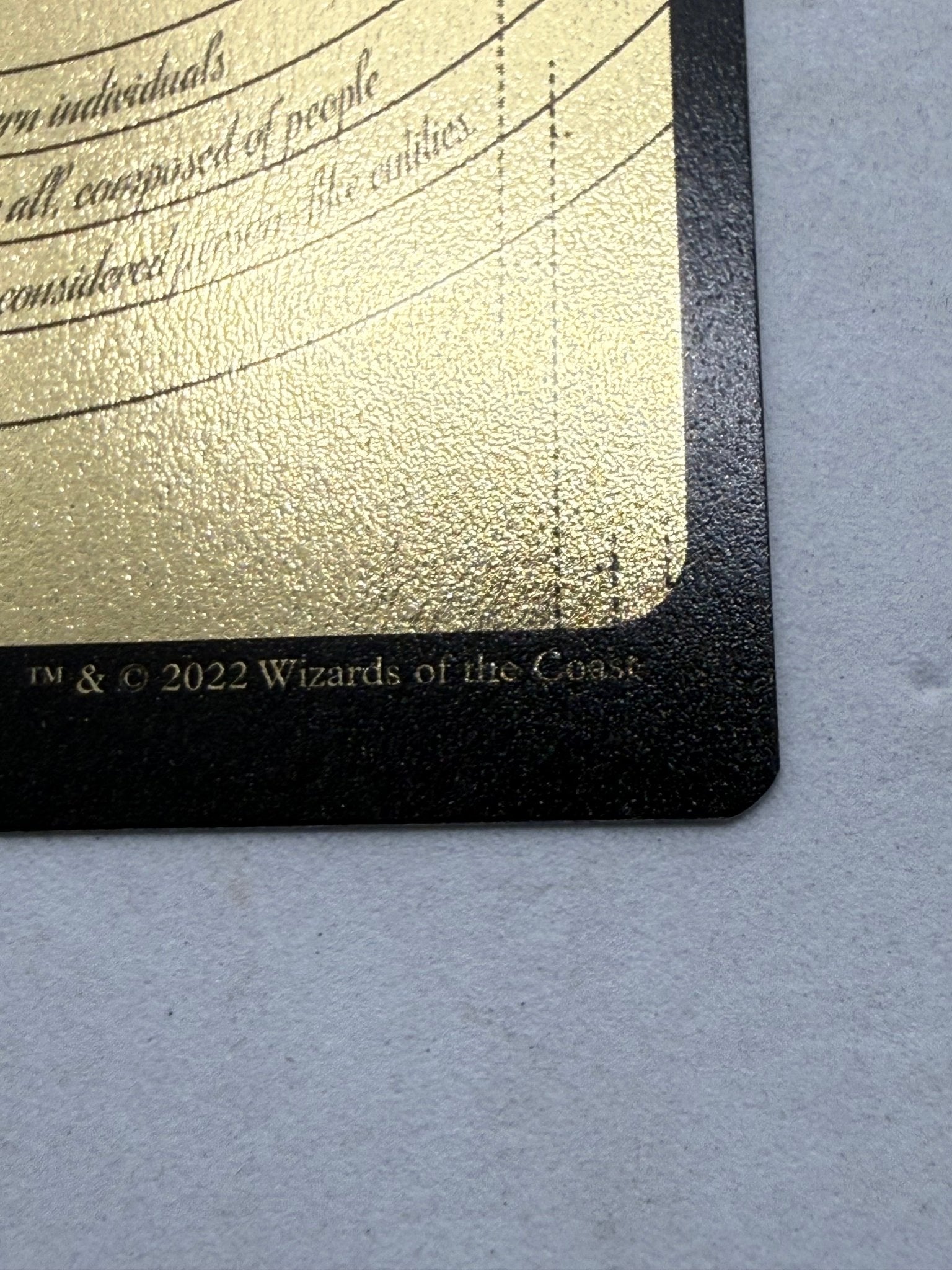 Secret Lair x MSCHF Blood Moon 366 Gold Foil Etched MTG Rare - thriftgoblinTrading Card