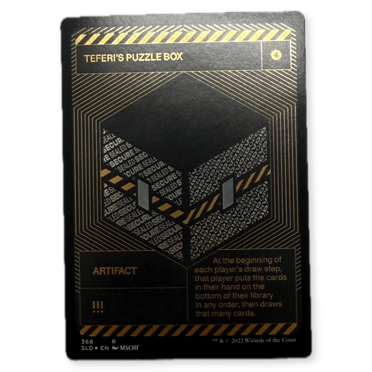Secret Lair x MSCHF Teferi's Puzzle Box 368 Silver Foil MTG Rare - thriftgoblinTrading Card