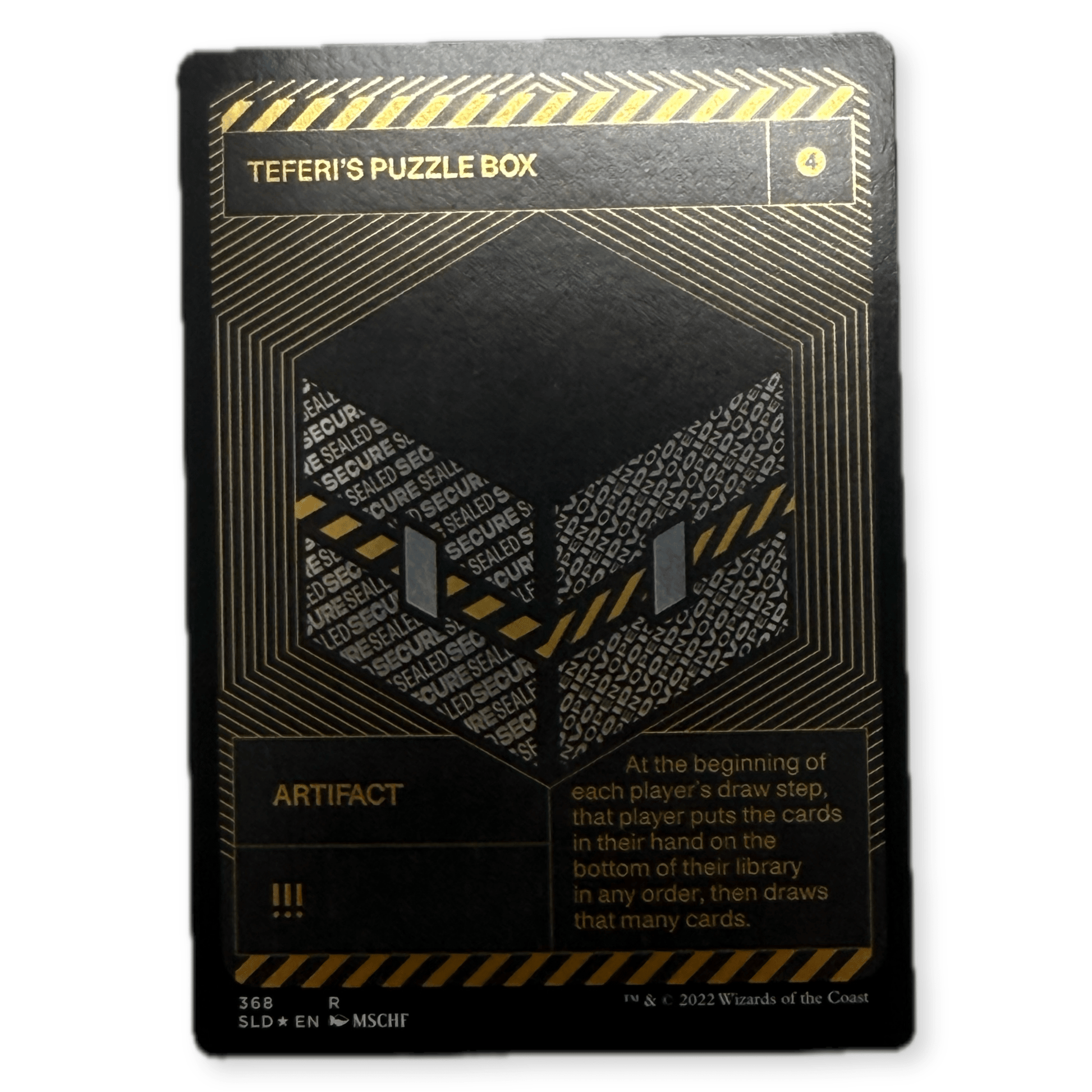 Secret Lair x MSCHF Teferi's Puzzle Box 368 Silver Foil MTG Rare - thriftgoblinTrading Card