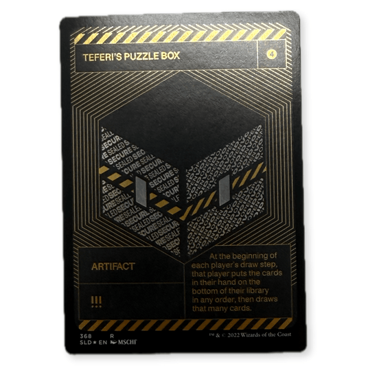 Secret Lair x MSCHF Teferi's Puzzle Box 368 Silver Foil MTG Rare - thriftgoblinTrading Card