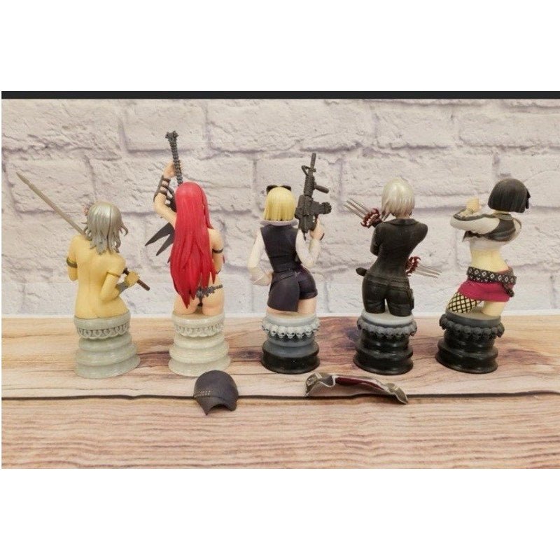 Shunya Yamashita Kotobukiya Anime Bust Figure Lot Coldcast Porcelain Set - thriftgoblin