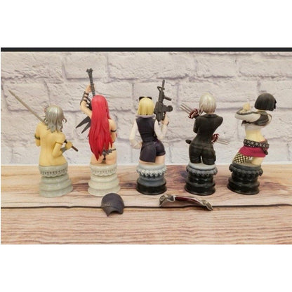 Shunya Yamashita Kotobukiya Anime Bust Figure Lot Coldcast Porcelain Set - thriftgoblin