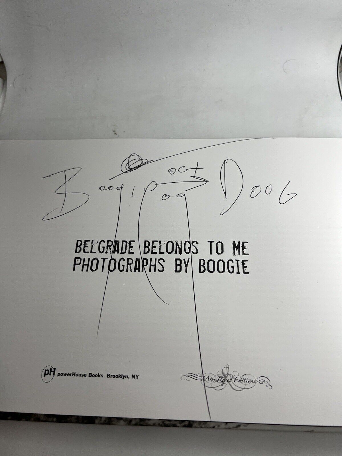 *SIGNED* BELGRADE BELONGS TO ME By Boogie Street Photography Hardcover Book Rare - thriftgoblin