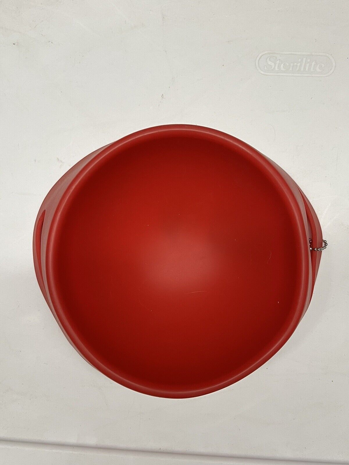 Smartwool Insider Members Only Sili Foldable Pet Bowl Red 32oz Travel Hiking Dog - thriftgoblin