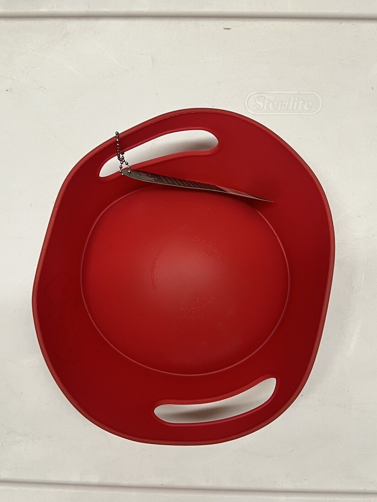Smartwool Insider Members Only Sili Foldable Pet Bowl Red 32oz Travel Hiking Dog - thriftgoblin