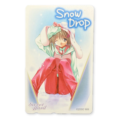 Snow Drop Sweet Basil Will 2000 Unused Japanese Telephone Card (Teleca) - Thrift GoblinTelephone Card
