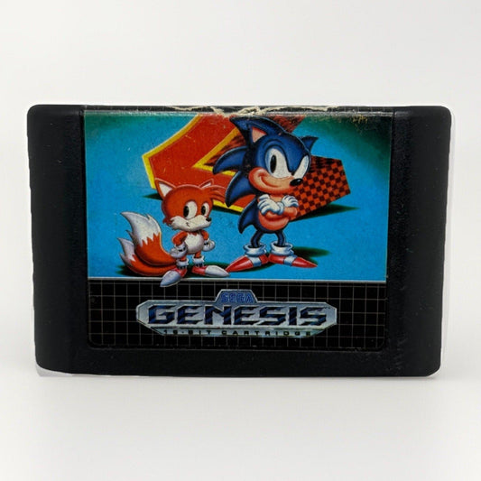 Sonic the Hedgehog 2 (Sega Genesis, 1992) Cartridge Only - Tested Works 90s - thriftgoblin