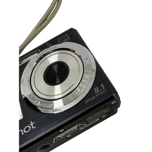 Sony Cyber-shot Super SteadyShot DSC-W90, Black, 8.1MP, 3x, Digital Camera