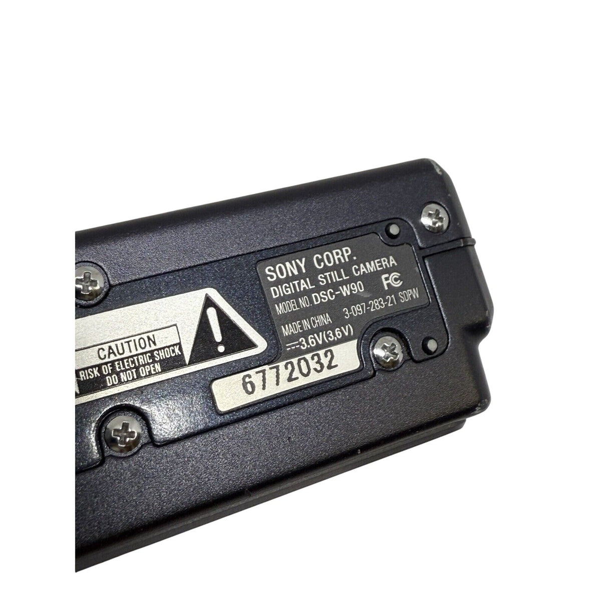 Sony Cyber-shot Super SteadyShot DSC-W90, Black, 8.1MP, 3x, Digital Camera