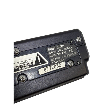 Sony Cyber-shot Super SteadyShot DSC-W90, Black, 8.1MP, 3x, Digital Camera