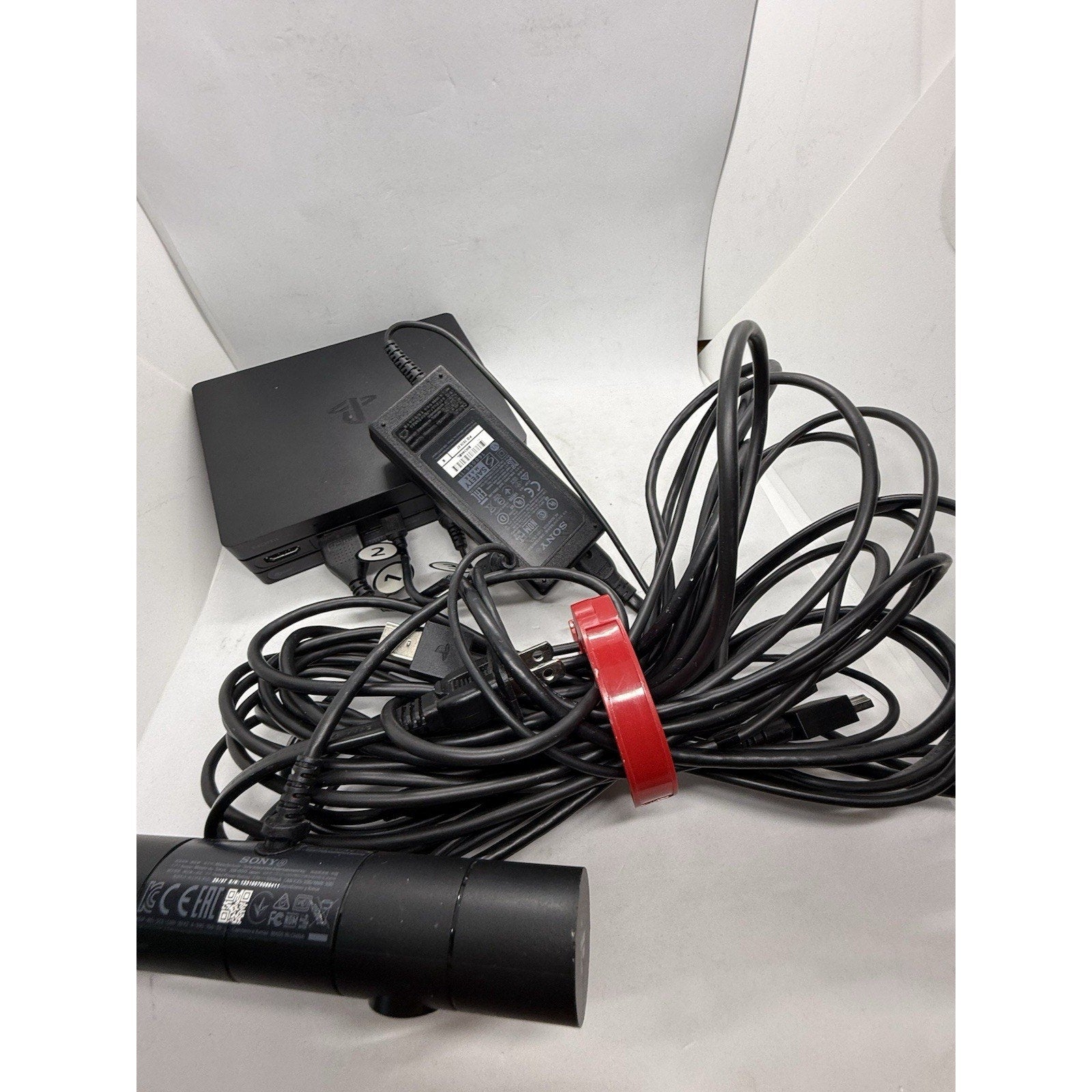 Sony PlayStation VR Headset CUH - ZVR2 w Camera Processor Unit & Cables Tested PS5 - thriftgoblin