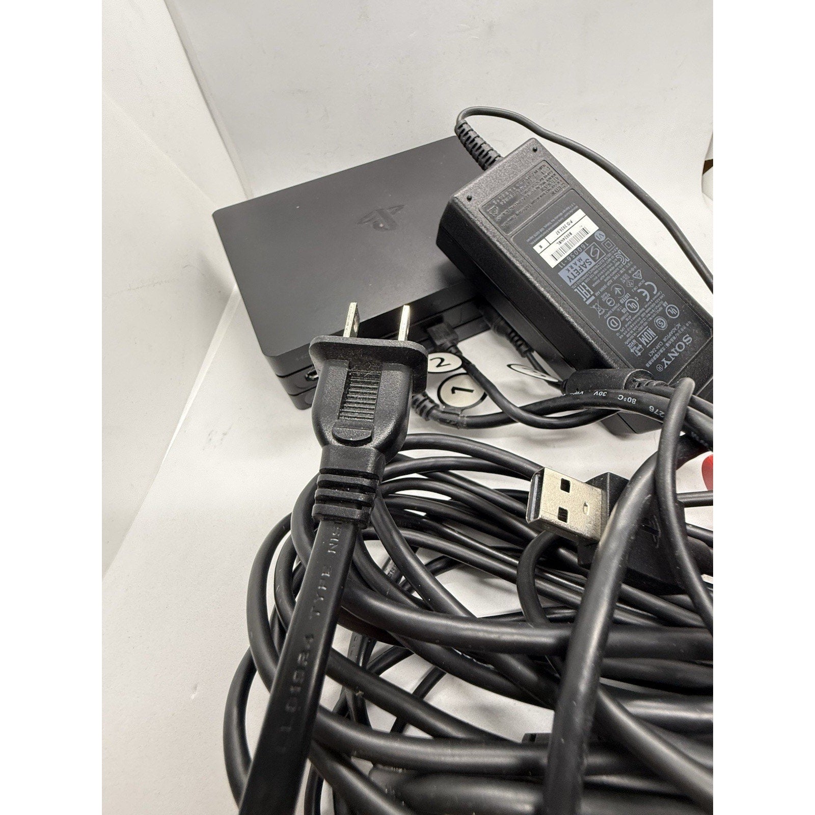 Sony PlayStation VR Headset CUH - ZVR2 w Camera Processor Unit & Cables Tested PS5 - thriftgoblin