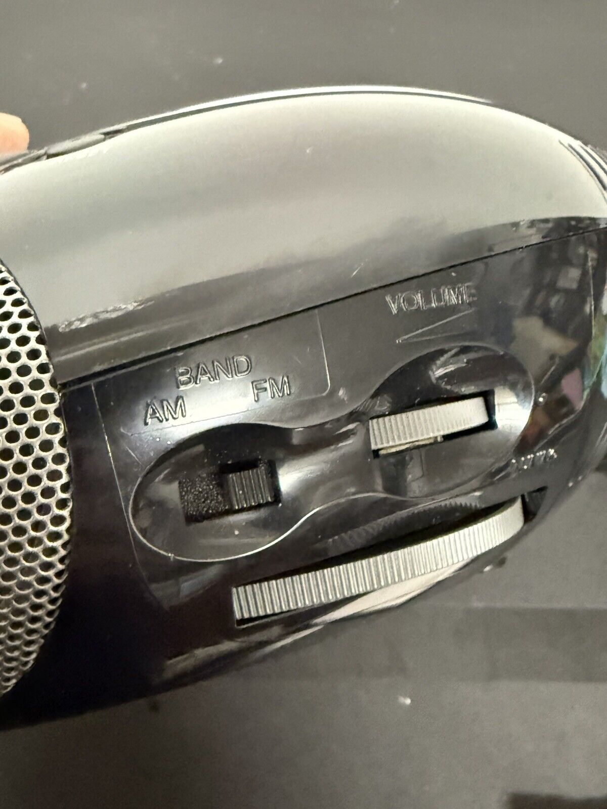 Sony PSYC CD Player AM/FM Radio ICFCD832 Black Tested Walkman Decor Graffiti Y2K - thriftgoblin