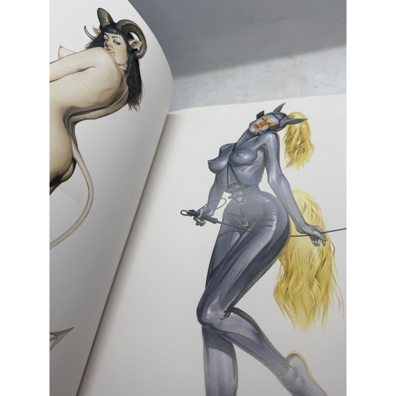Sorayama Hyper Illustrations Part 2 1992 Art Book Robot Pinup Bijutsu Japan Rare - thriftgoblin