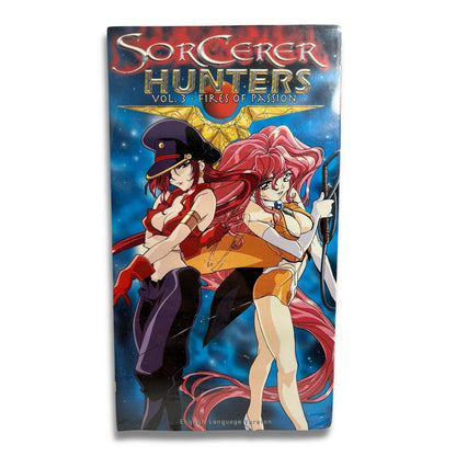 Sorcerer Hunters: Vol 3 Fires of Passion Anime ADV Films VHS Video English Adult - thriftgoblin