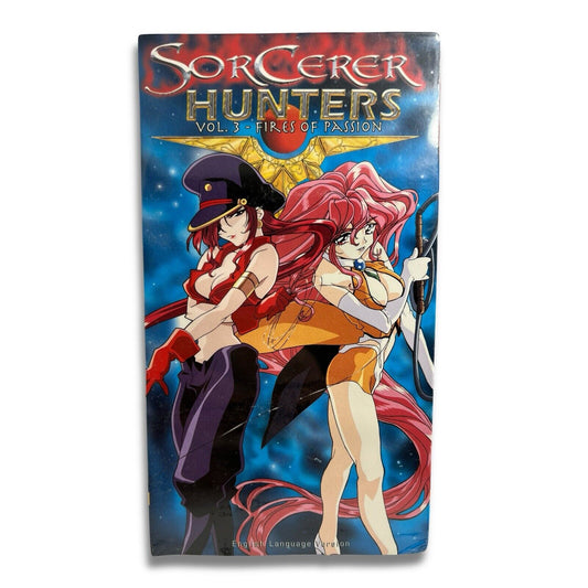 Sorcerer Hunters: Vol 3 Fires of Passion Anime ADV Films VHS Video English Adult - thriftgoblin
