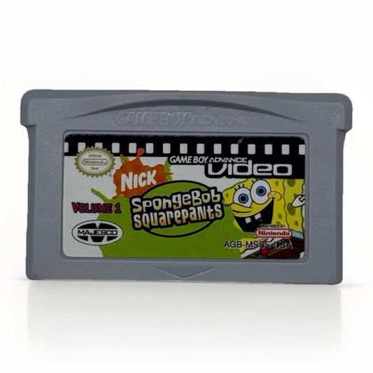 SpongeBob SquarePants Volume 1 Game Boy Advance Video GBA Authentic AGB - M5SE - USA - thriftgoblin