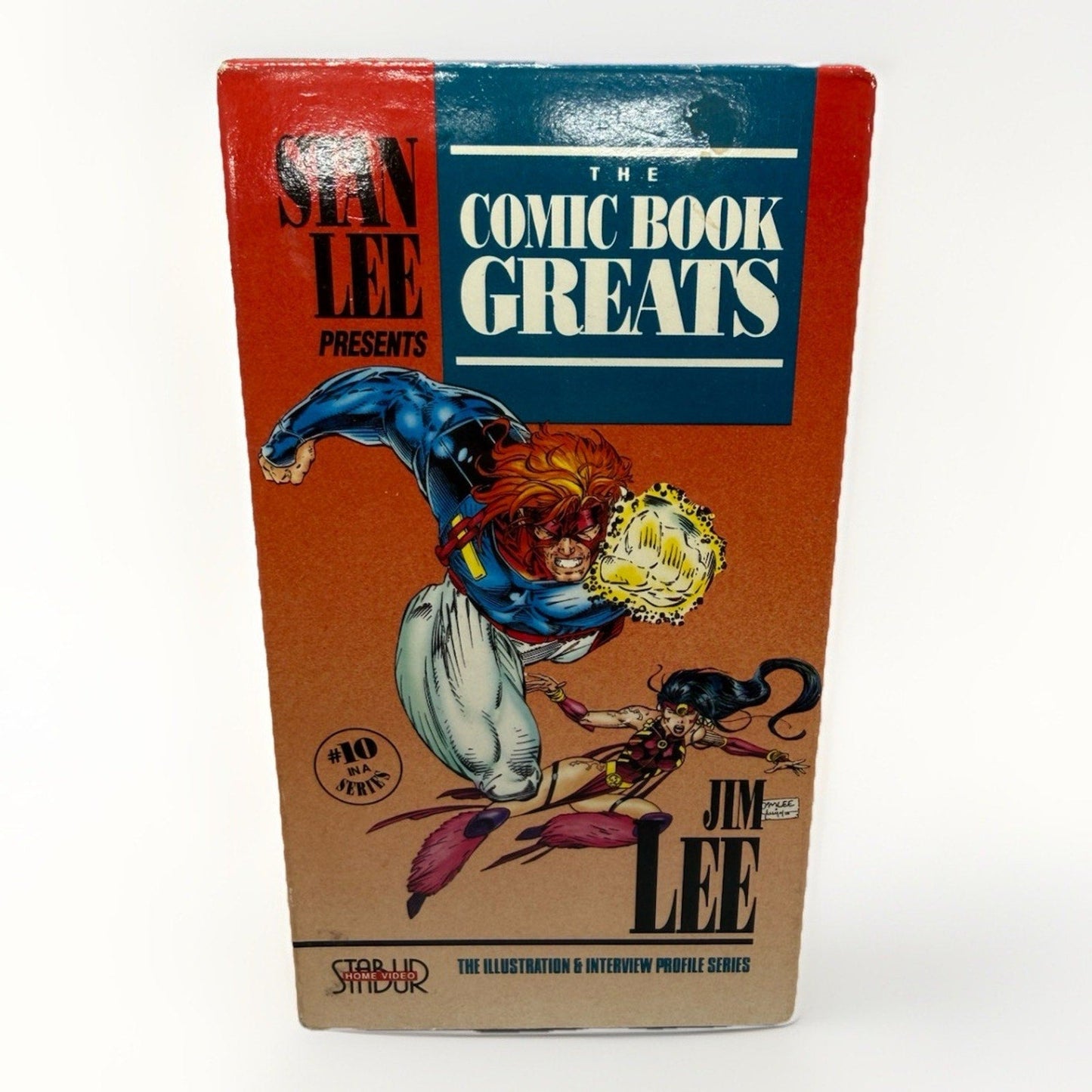Stan Lee Presents Comic Book Greats Jim Lee VHS Vol 10 1992 Interview Series - thriftgoblin