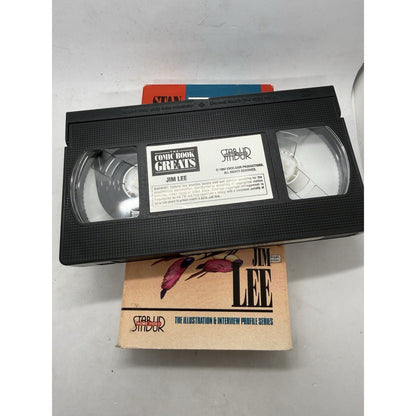 Stan Lee Presents Comic Book Greats Jim Lee VHS Vol 10 1992 Interview Series - thriftgoblin
