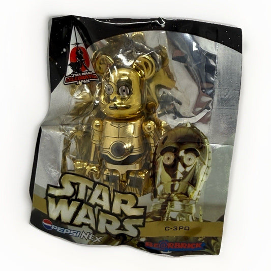 Star Wars C - 3PO Be@rbrick Pepsi NEX 2008 Celebration Japan Sealed Figure Key - thriftgoblin