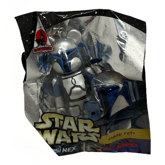 Star Wars Jango Fett Be@rbrick Pepsi NEX 2008 Celebration Japan Sealed Keychain - thriftgoblin