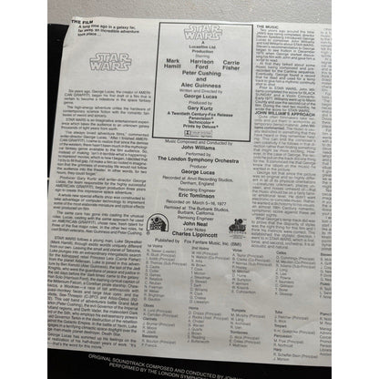 Star Wars Original Soundtrack 1977 Vinyl 2xLP John Williams 20th Century 2T - 541 - thriftgoblin