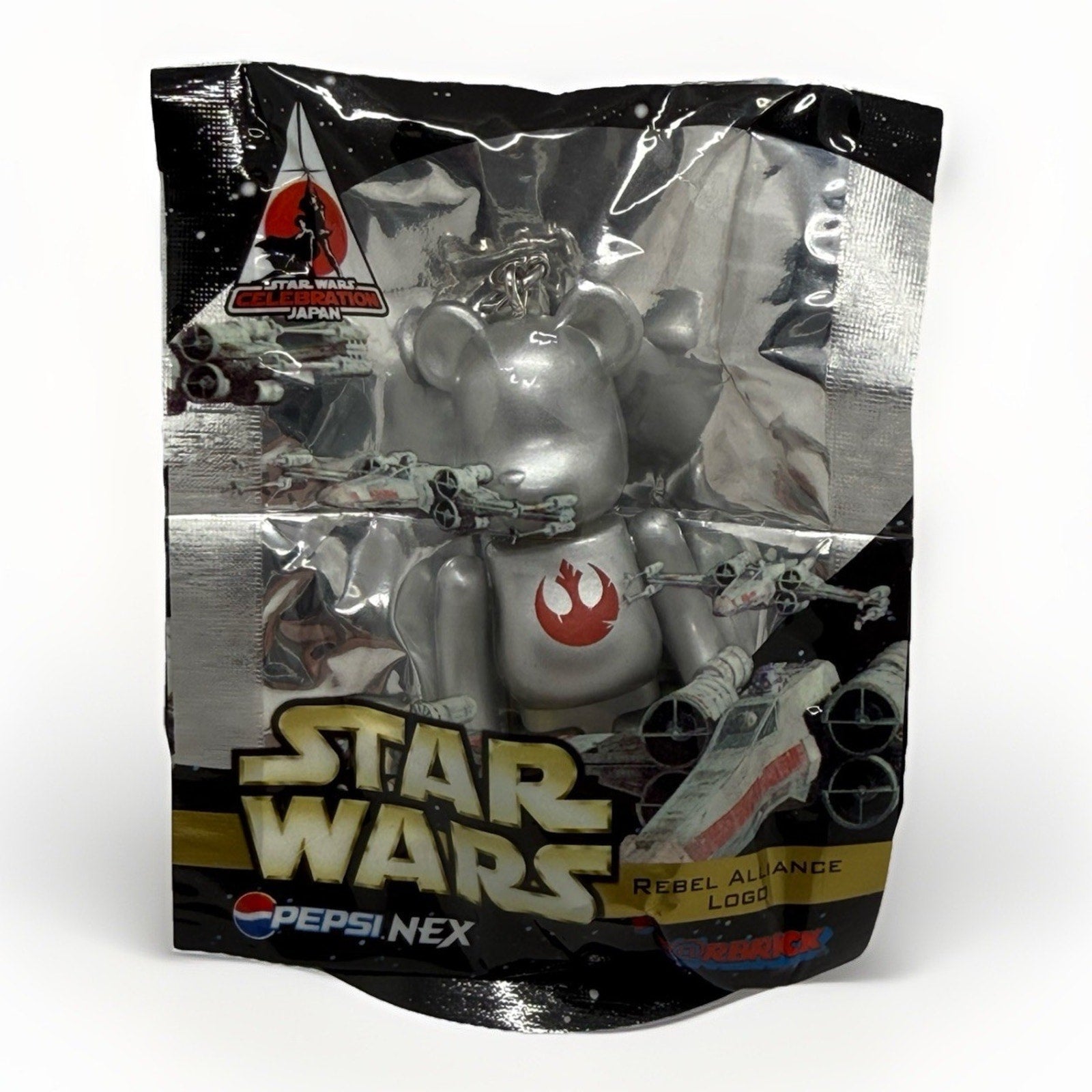 Star Wars Rebel Alliance Logo Be@rbrick Pepsi NEX 2008 Celebration Japan Sealed - thriftgoblin