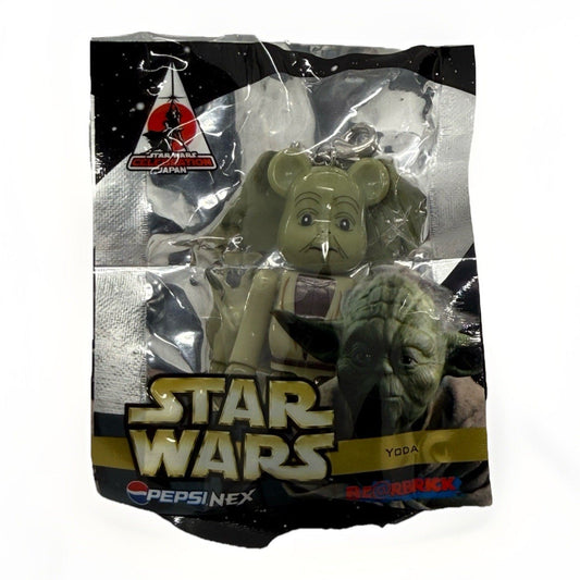 Star Wars Yoda Be@rbrick Pepsi NEX 2008 Celebration Japan Sealed Keychain - thriftgoblin