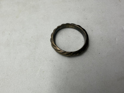 Sterling Silver 925 Twisted Rope Band Ring