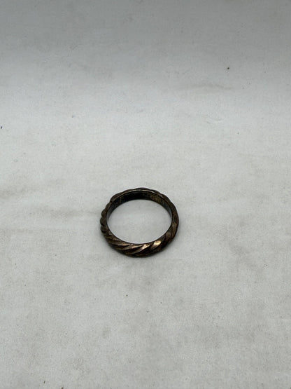 Sterling Silver 925 Twisted Rope Band Ring
