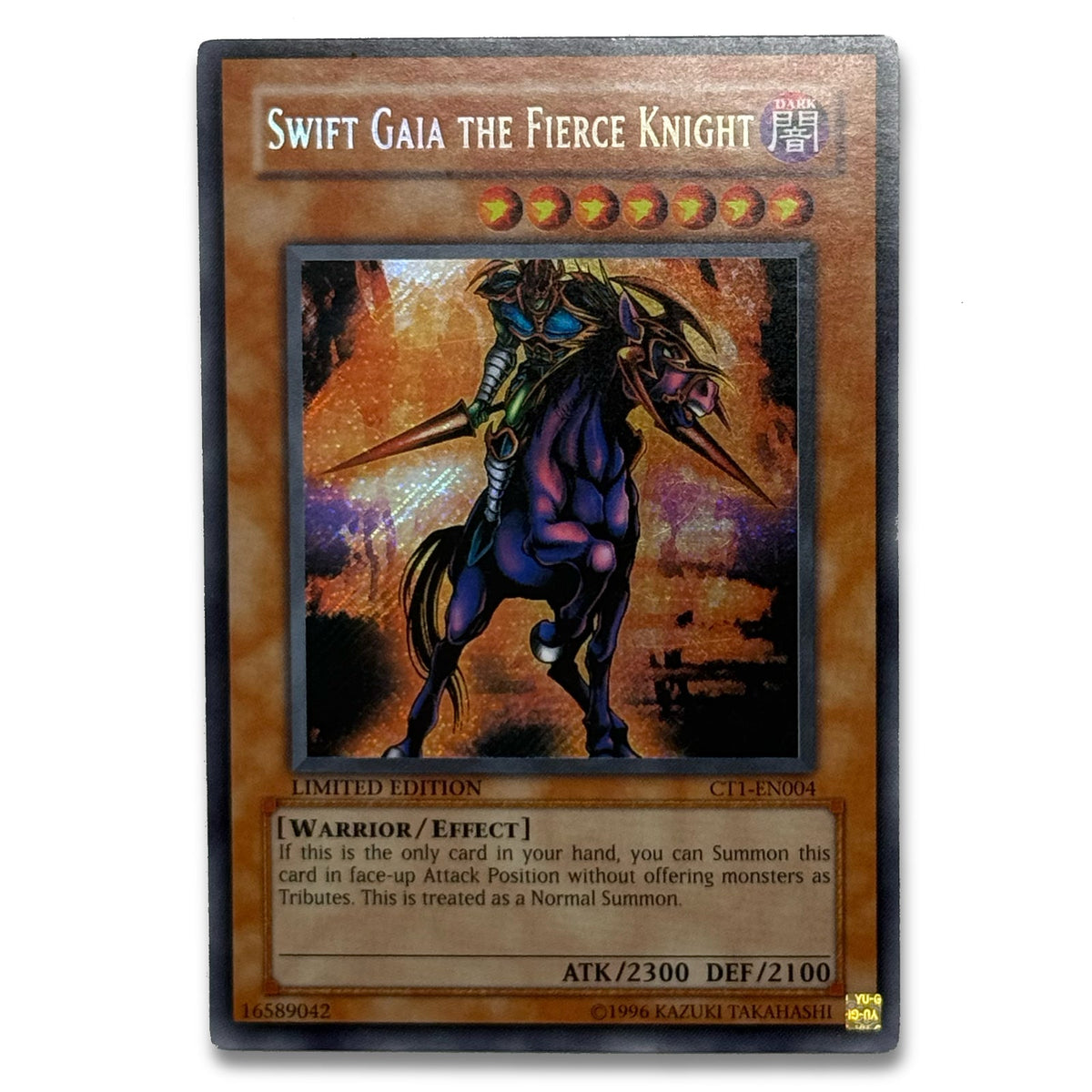 Swift Gaia the Fierce Knight CT1-EN004 Limited Edition Yu-Gi-Oh - Thrift GoblinTrading Card