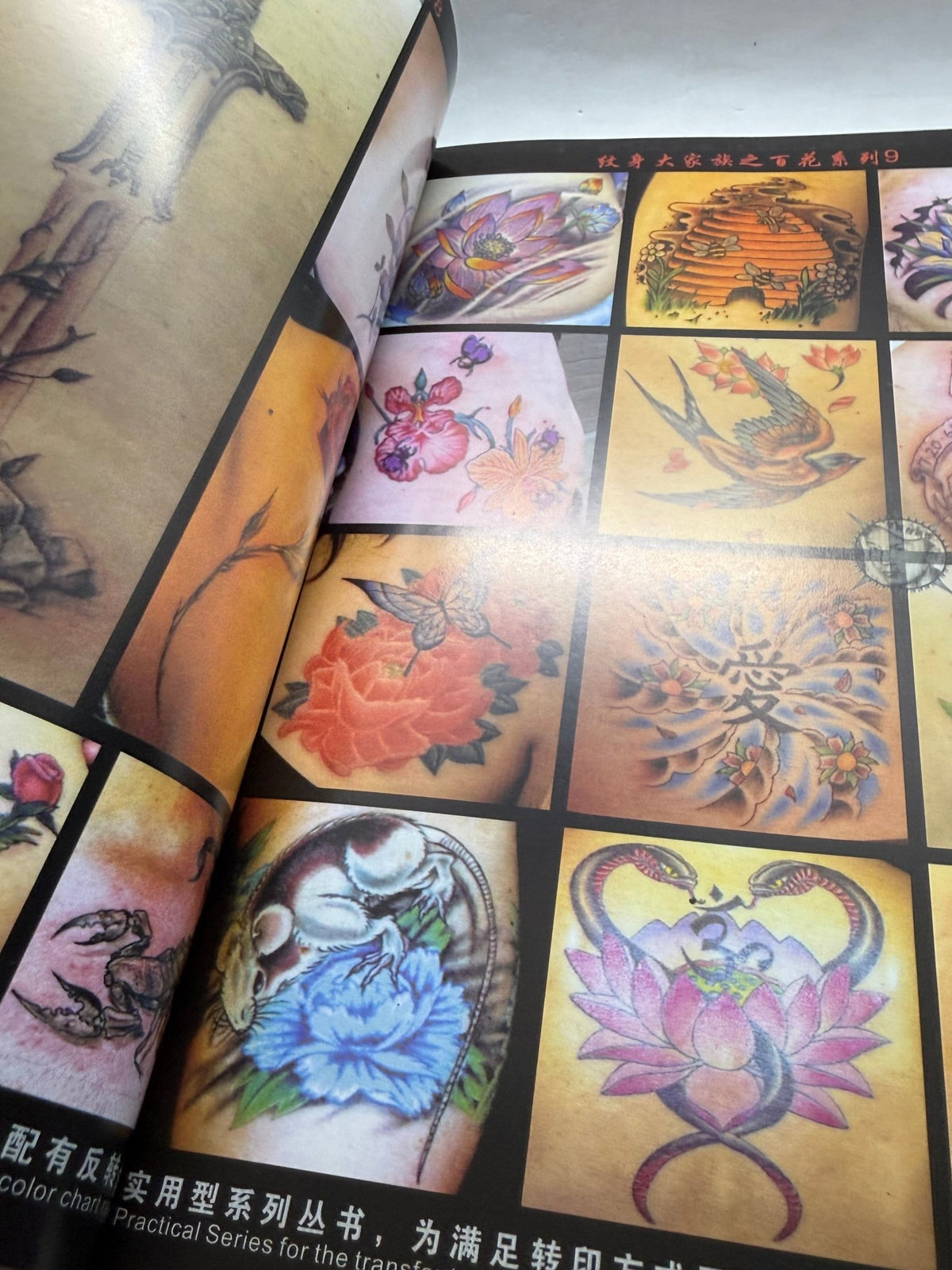 Tattoo Master Family 11 Chinese Tattoo Flash Book, Lucky Cat Koi Flowers - Thrift GoblinBook