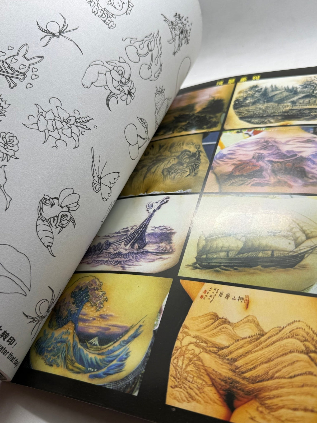 Tattoo Master Family 11 Chinese Tattoo Flash Book, Lucky Cat Koi Flowers - Thrift GoblinBook