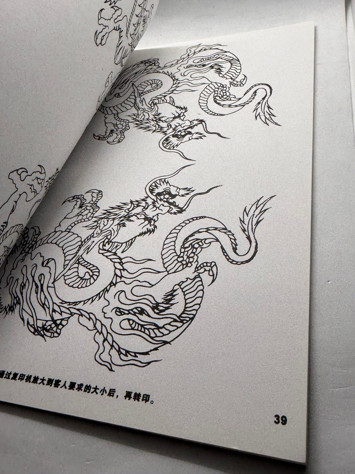 Tattoo Master Family 12 Chinese Tattoo Flash Book, Dragon Designs - Thrift GoblinBook